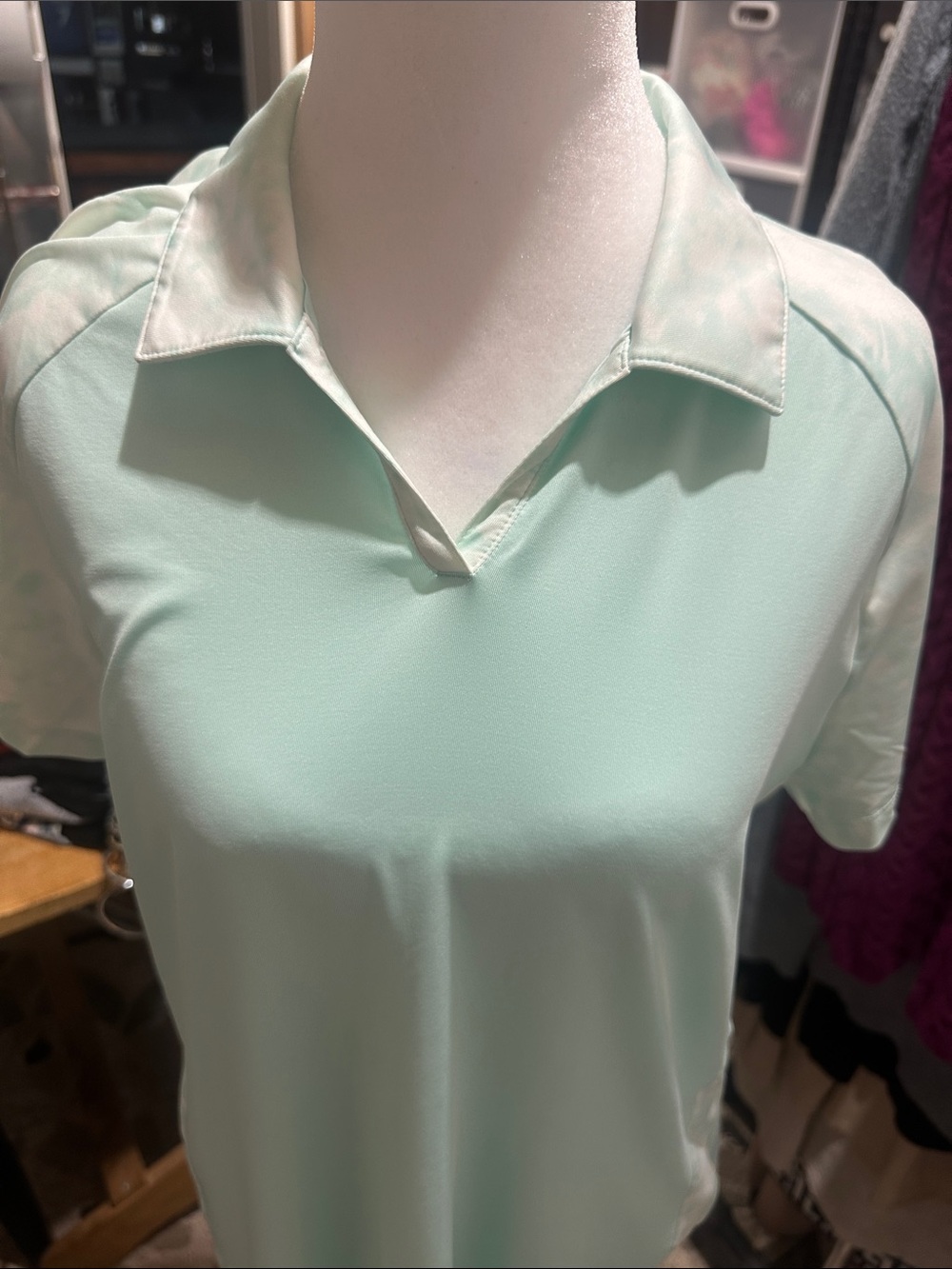 adidas Mint Short Sleeve Collared Tee